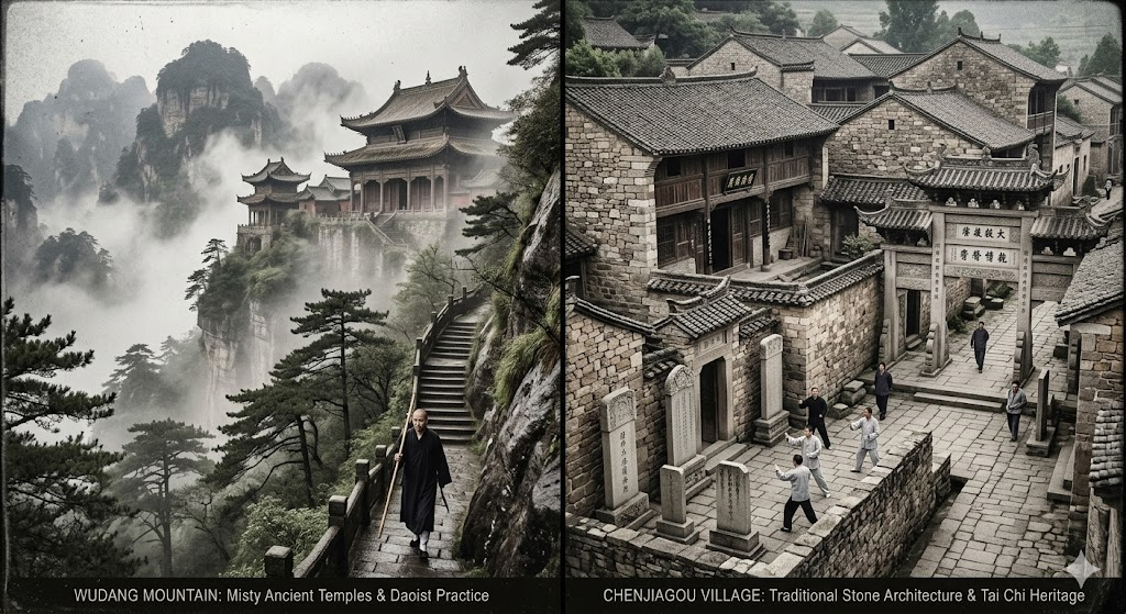 太極拳の二つの聖地、武当山と陳家溝